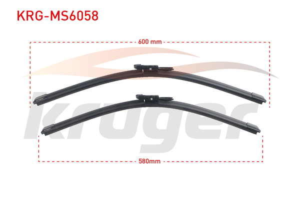 Silecek Süpürgesi Ön  600/580 mm - 24/23 inç KRUGER MS6058