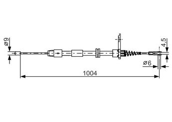 El Fren Teli Arka Sağ veya Sol BOSCH 1 987 482 023  17142002085 17142002085 17142002085 17142002085