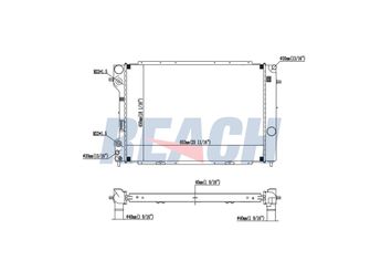 Su Radyatörü  VALEO 731843  6302004 52463053 52463054