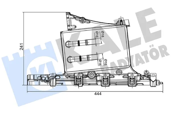 Turbo Radyatörü  Audi A1 (8XK)(11.2014->)  KALE 376025