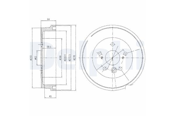 Kampana Arka Sağ veya Sol DELPHI BF495