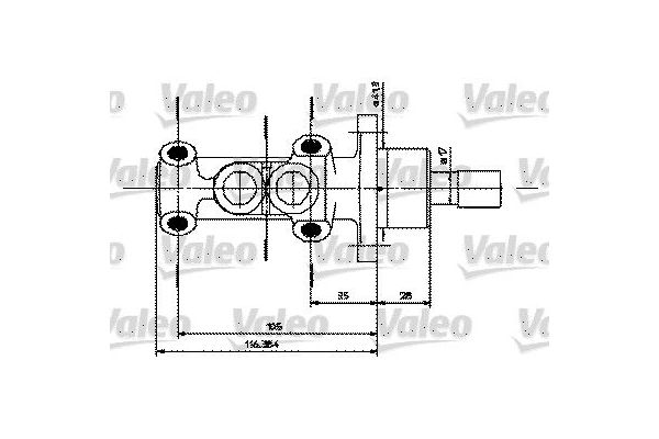 Fren Ana Merkez  Ford Galaxy (VX)(06.1995->)  VALEO 402251