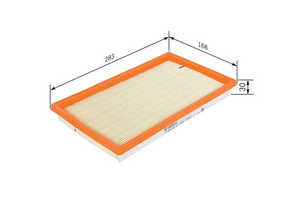 Hava Filtresi  Suzuki SX4 S-Cross (AKK/JY)(2013->2023)  BOSCH F 026 400 473