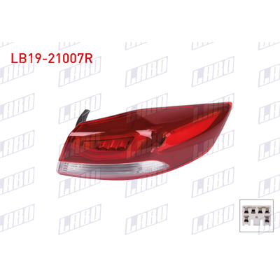 Stop Lambası Dış Sağ LABO LB19-21007R
