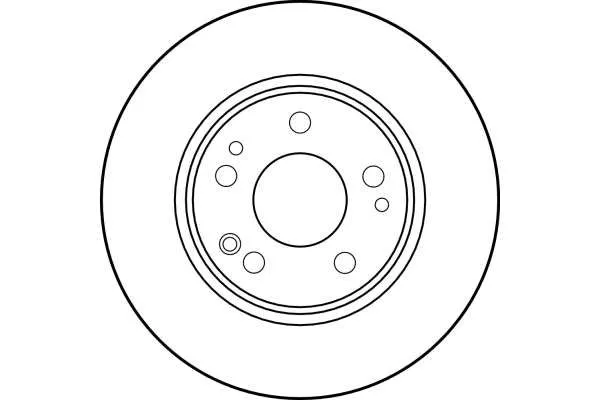 Fren Disk Ayna Ön Sağ ve Sol Mercedes 124 Coupe/Cabrio (BM 124)(12.1986->)  TRW DF1581