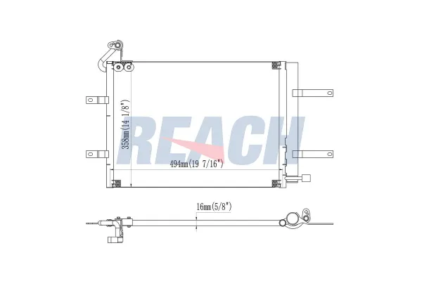 Klima Radyatörü  Volkswagen Fox (5Z1)(04.2005->2011)  BEHR 8FC 351 301-531