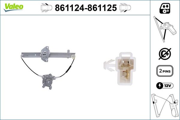 Cam Krikosu Ön Sağ VALEO 861125