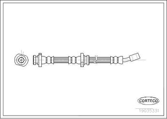 Fren Hortumu Ön Sağ OSSCA 01261  462100M010 462100M011