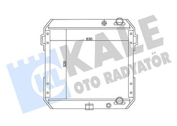 Su Radyatörü  KALE 122400  MR127853 81DB8005BJ JCT8005AA