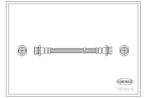 Fren Hortumu Arka Sağ veya Sol Opel Agila B (2008->)  SVAC 75-0131