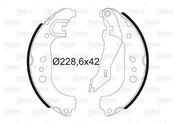 Fren Pabuçlu Balata Arka VALEO 564192  6R0698525B