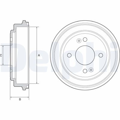 Kampana Arka Sağ veya Sol DELPHI BF551