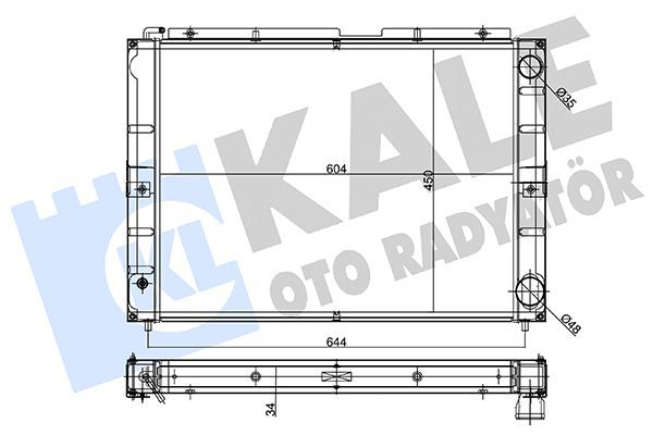 Su Radyatörü  KALE 0832322PA
