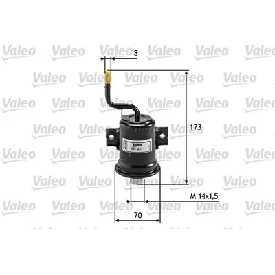 Yakıt Filtresi  Toyota Corolla Combi SW (E11)(2000->)  VALEO 587221