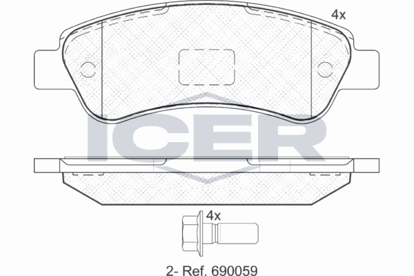 Fren Disk Balata Arka Fiat Ducato Luxusbus Panorama 35 (04.2009->)  PSA ORJINAL 1611140880
