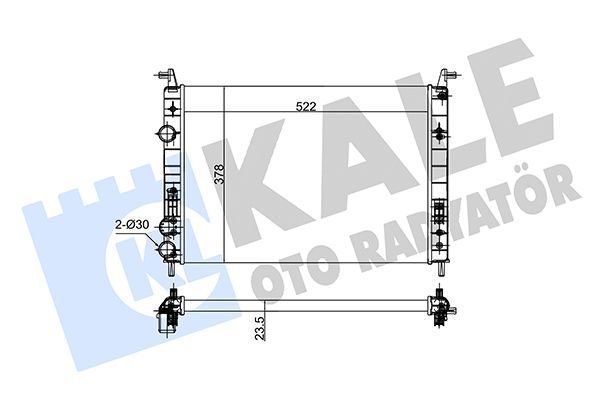 Su Radyatörü  KALE 142800
