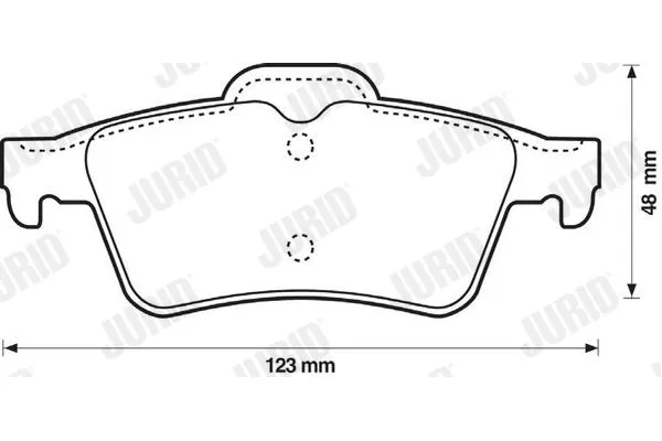 Fren Disk Balata Arka Renault Latitude (2010->)  JURID 573018J