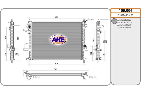 Su Radyatörü  RADISEN RR 63181