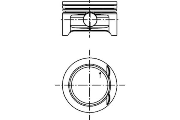 Piston (72.50MM-STD)   KING PISTON 17-3010190