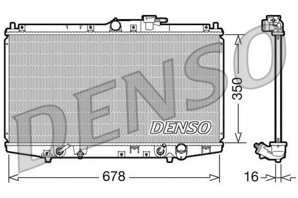 Su Radyatörü  DENSO DRM40020