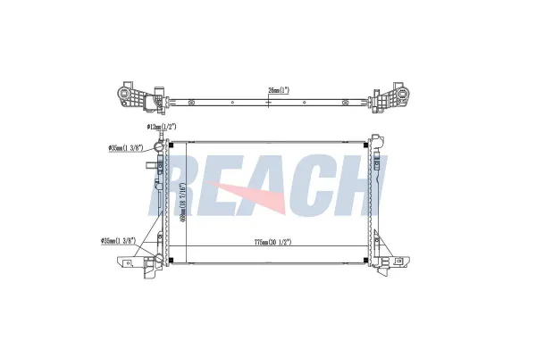 Su Radyatörü  Opel Movano B Midibüs/Otobüs (2014->)  MAHER 10535