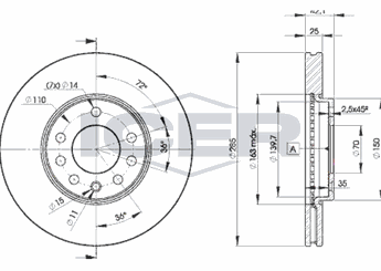 Fren Disk Ayna Ön Sağ ve Sol DELPHI BG3713C  569003 46836491 46844071 51819733 93171497 95526645 9156807 4 683 649 1 468364910 4 683 649 10 468364913 4 683 649 13 4 684 407 1 5 69 003 91 56 807 93 171 497