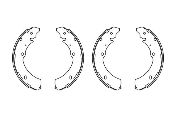 Fren Pabuçlu Balata Arka Isuzu D-Max (2007->)  RECOVER 18149