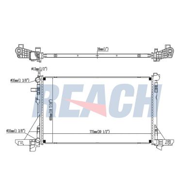 Su Radyatörü  Renault Master III Kamyonet / Şasi - Çift Kabin (06.2010->)  MAHER 10609
