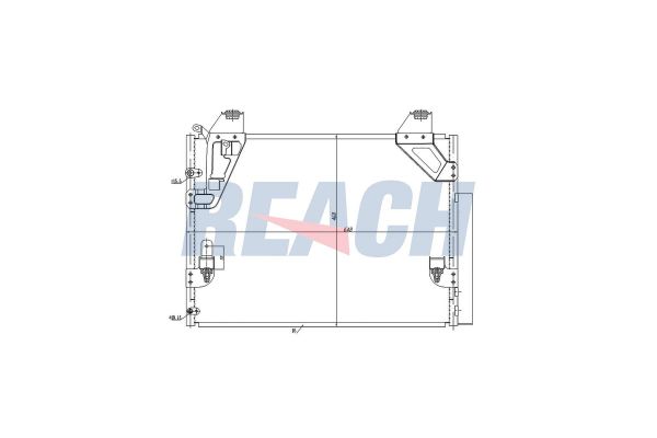 Klima Radyatörü  Toyota Hilux (KUN)(2005->)  ORİS CTO846016