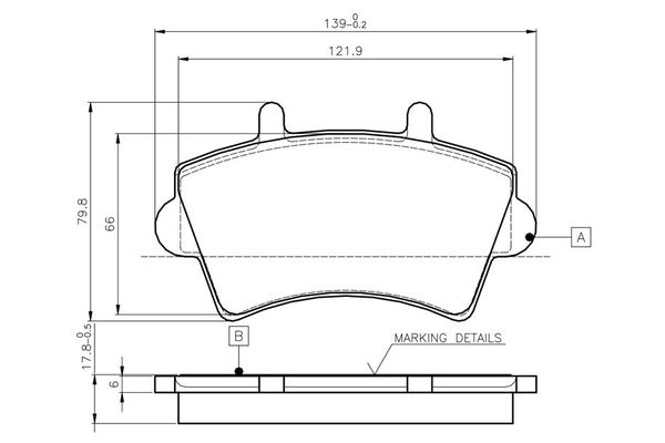 Fren Disk Balata Ön Opel Movano Kamyonet (2004->)  BOSCH 0 986 TB2 392
