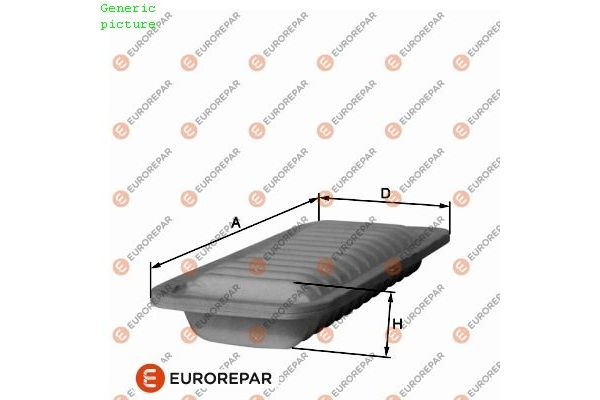 Hava Filtresi  Toyota Corolla (E12)(2002->)  EUROREPAR 1680337780