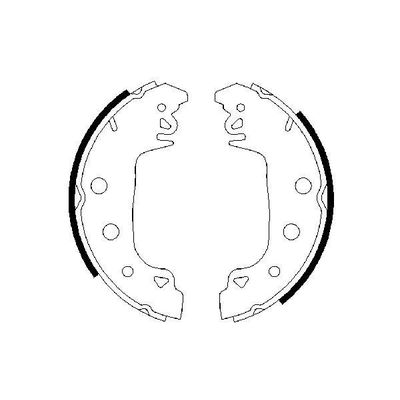 Fren Pabuçlu Balata Arka Renault Espace (J11)(04.1984->)  BOSCH 0 986 487 546