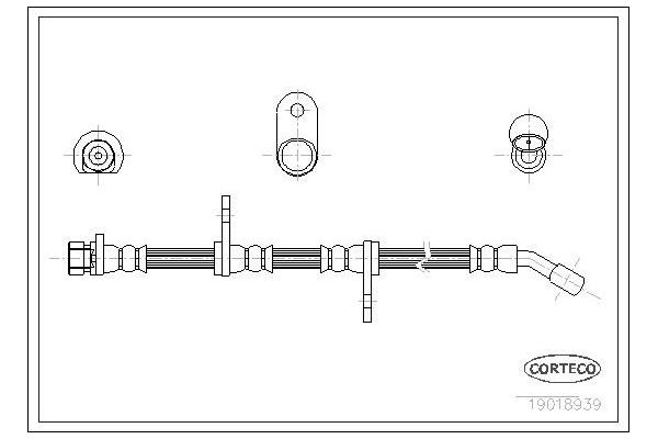 Fren Hortumu Arka Sağ veya Sol OSSCA 00773