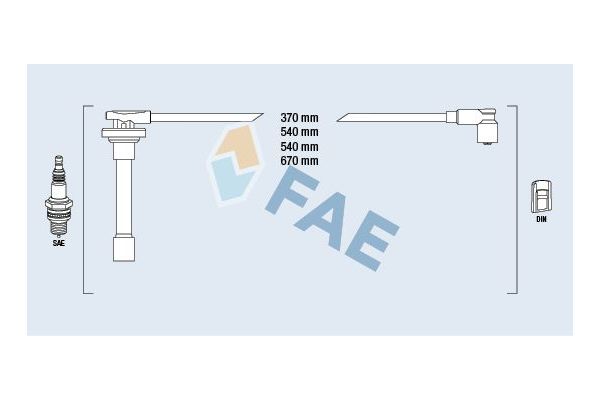 Buji Kablosu  Honda Accord 4 Kapı (CC/CE)(10.1992->)  ZEGEN ZIW1033