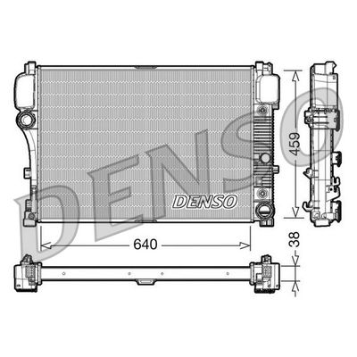 Su Radyatörü  DENSO DRM17008