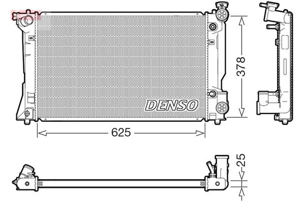 Su Radyatörü  DENSO DRM50145
