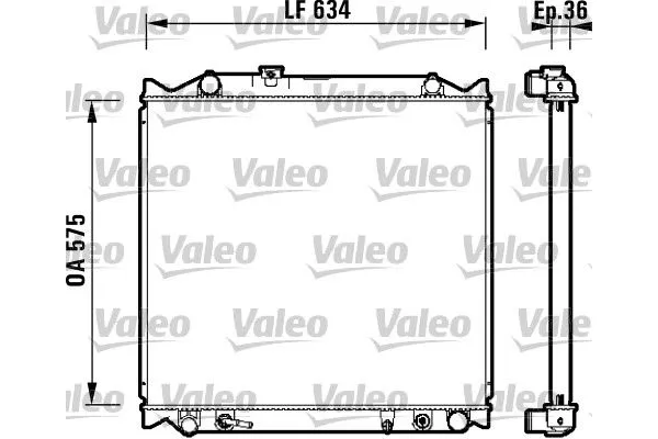 Su Radyatörü  Toyota Land Cruiser (J9)(1996->)  VALEO 734206