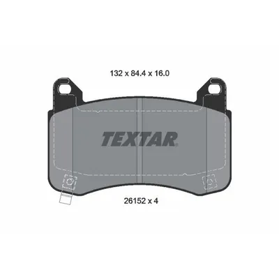 Fren Disk Balata Ön Tesla Model Y (01.2021->)  TEXTAR 2615201