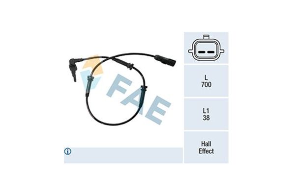 Abs Sensörü Ön Sağ veya Sol FAE 78503