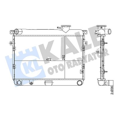 Su Radyatörü  KALE 0113162PA