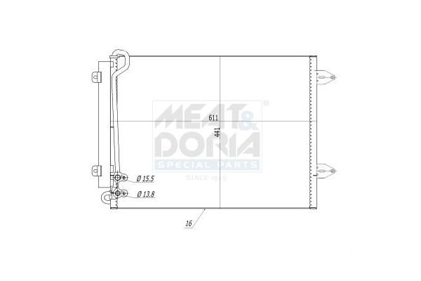 Klima Radyatörü  BEHR AC 734 000P