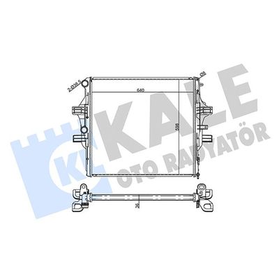 Su Radyatörü  Renault Kangoo (F/KW0)(01.2008->)  KALE 354995