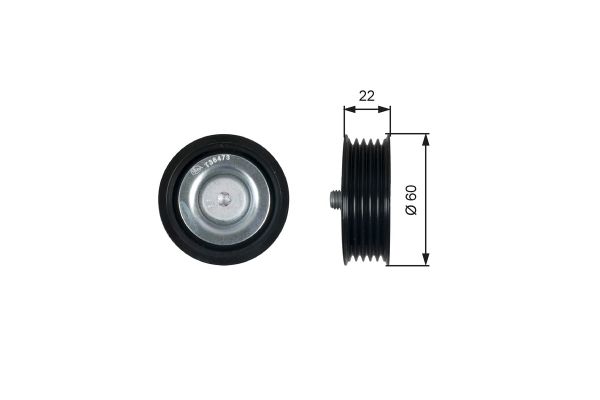 Vantilatör Kayış Gergi Rulmanı  Hyundai i20 Coupe (GB)(04.2015->)  GATES T36473