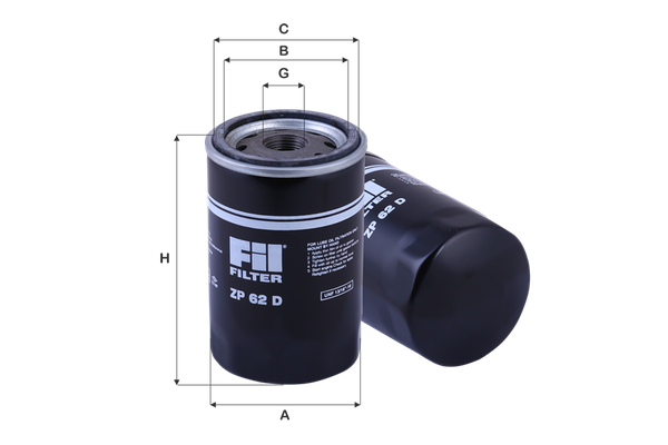 Yağ Filtresi  FIL FILTRE ZP 62 D
