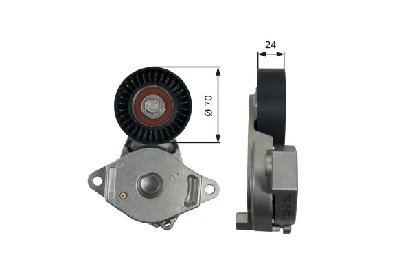 Vantilatör Kayış Gergi Rulmanı  Toyota Urban Cruiser (NLP11/NSP11)(02.2009->)  GATES T39246