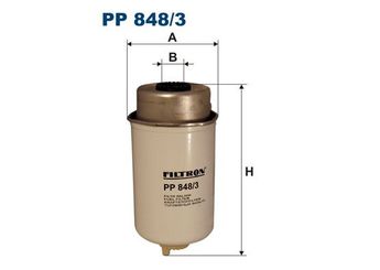 Yakıt Filtresi  FILTRON PP 848/3  1712985 1712 985 3C119176AA 3C11-9176-AA 3C119176AB 3C11-9176-AB 4537951 333W5100 333/W5100 2175241 2175.241