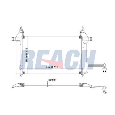 Klima Radyatörü  Abarth Stilo (192)(2001->)  DELPHI TSP0225458