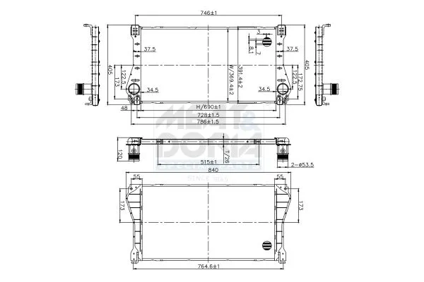 Turbo Radyatörü  Toyota Verso (AUR2/ZGR2)(2009->)  MGA 80062