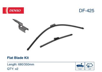 Silecek Süpürgesi Ön Muz Tip 650 mm - 26 inç GRAT M650  288902165R 288904685R