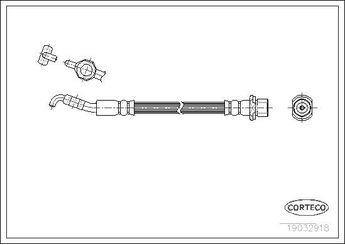 Fren Hortumu Ön Sağ veya Sol CORTECO 19032918  9094702A41 9094702C41 90947-02C41
